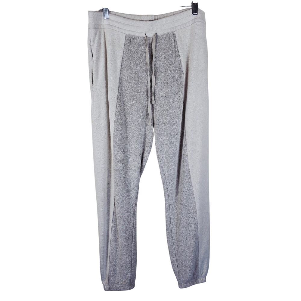 Intimately Free People 2 Tone Gray Fleece Pocket Athleisure Sweatpants Women's M
